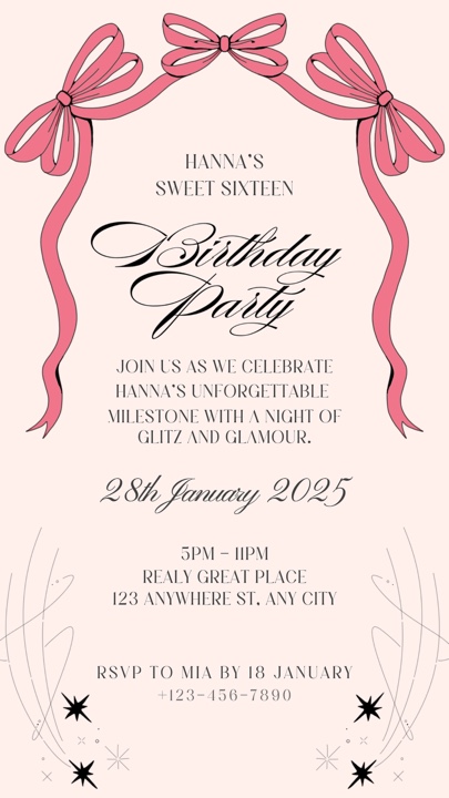 Tarjeta de fiesta de cumpleaños