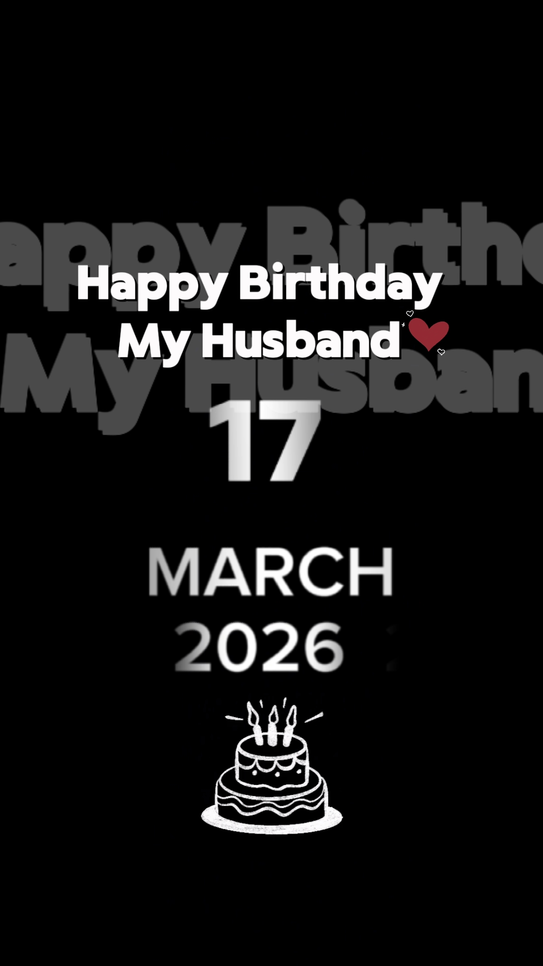 SELAMAT ULANG TAHUN SUAMI 17 MARET