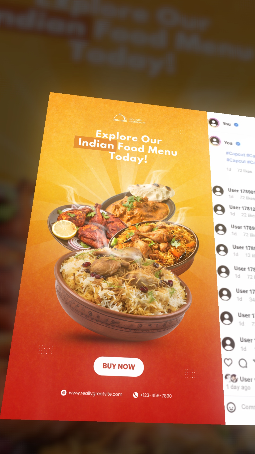 Food Menu Poster 