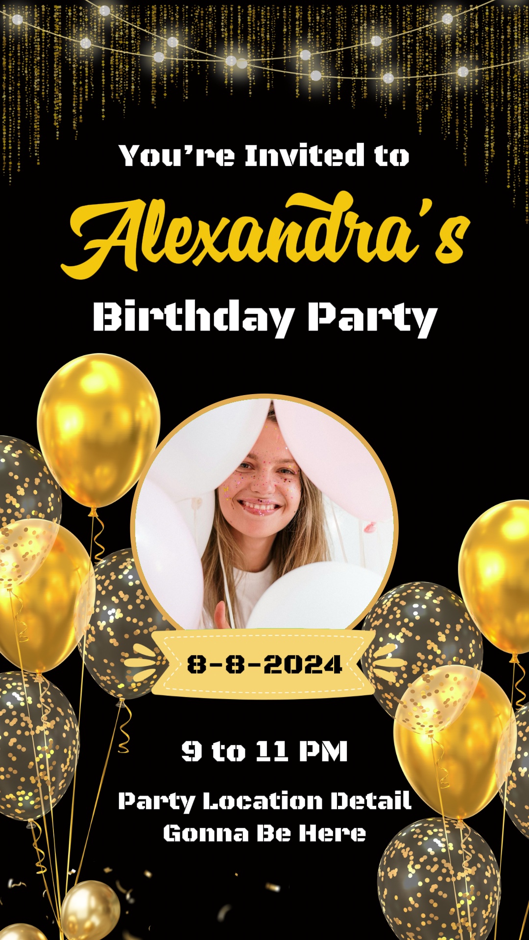 Invitation anniversaire