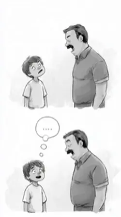 Dad going to schoo