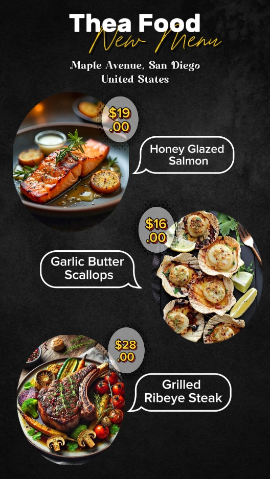 New menu