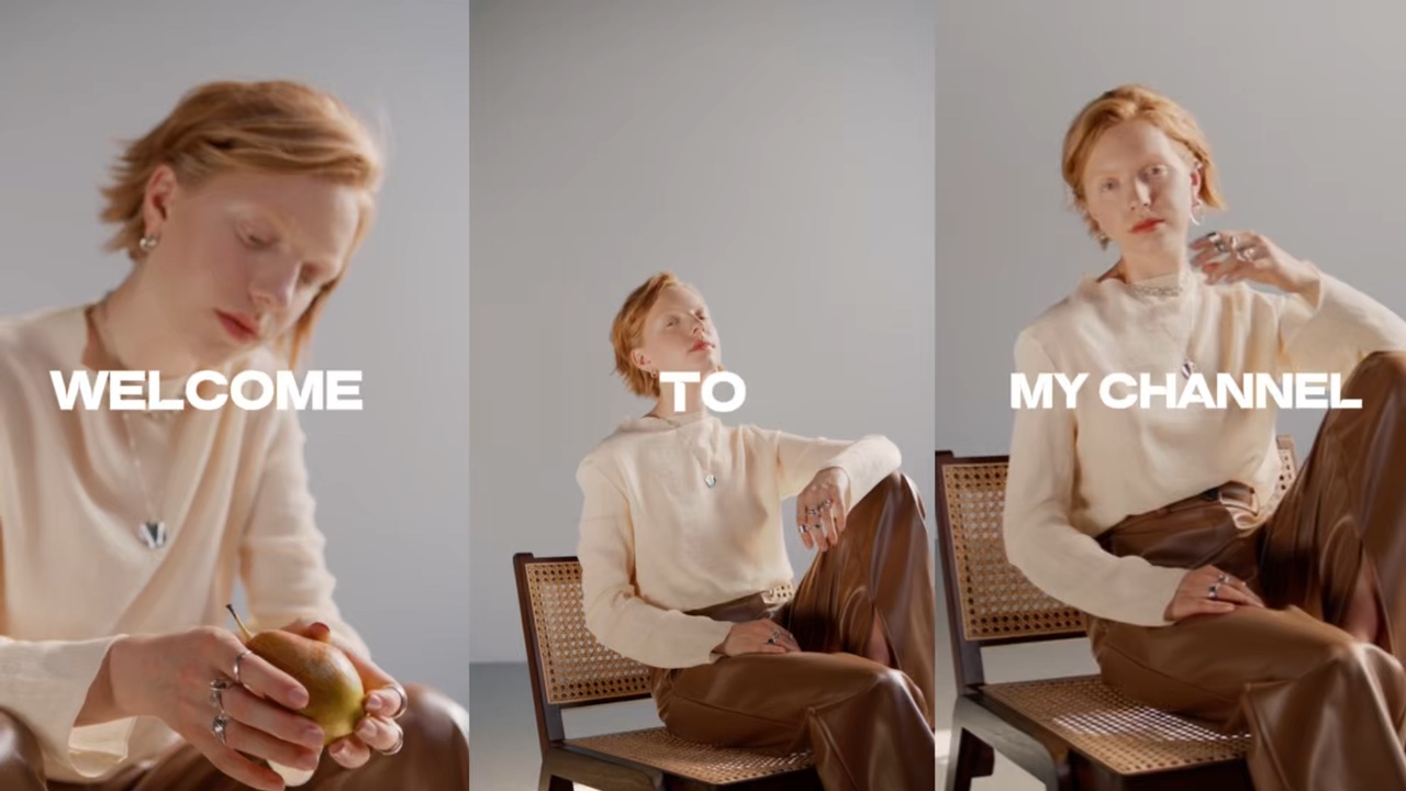 Modèle Genre de chaîne Intro Publicités YouTube de style minimaliste