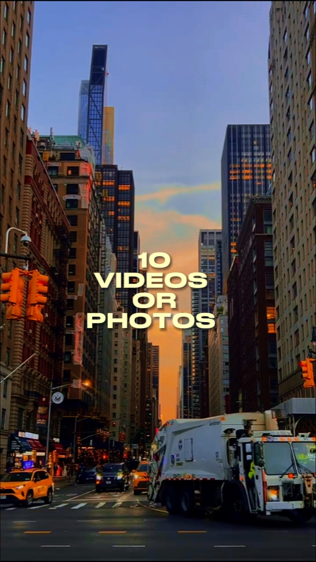 10 VIDÉOS OU PHOTOS 