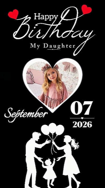 HBD Daughter 07 sept