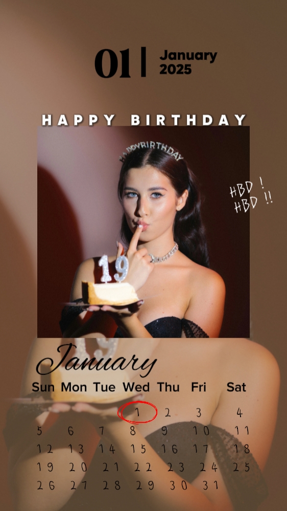 Birthday 1 Jan