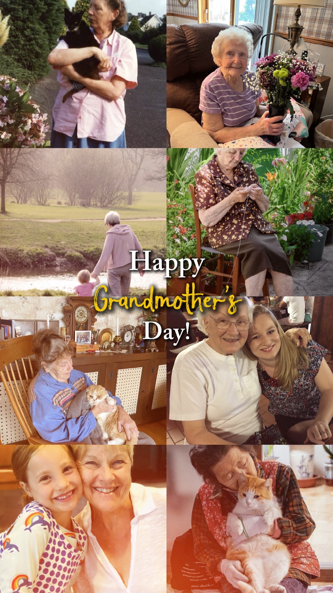 happy grandmother