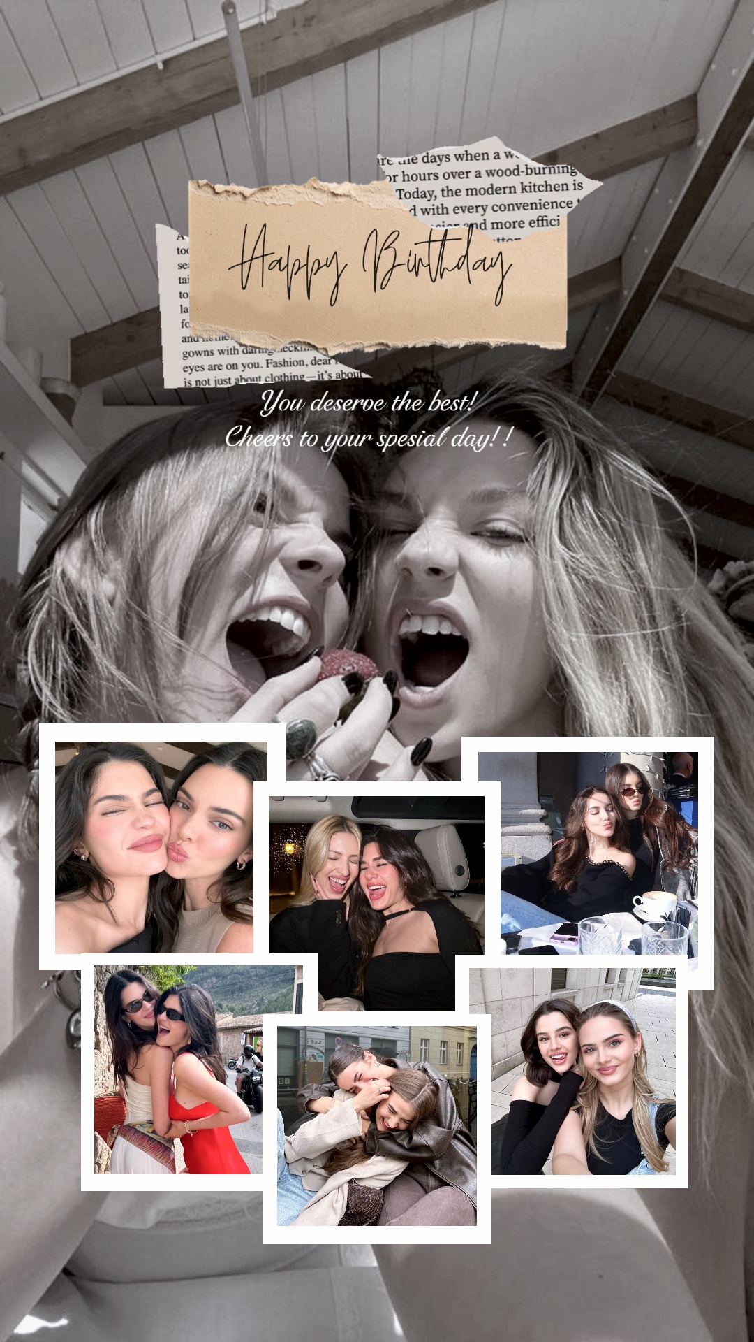 Collage de cumpleaños