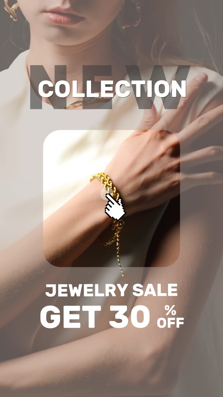 Exhibición de productos de la industria de la joyería 