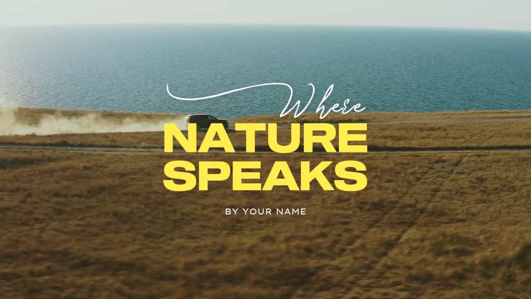 where nature speaks