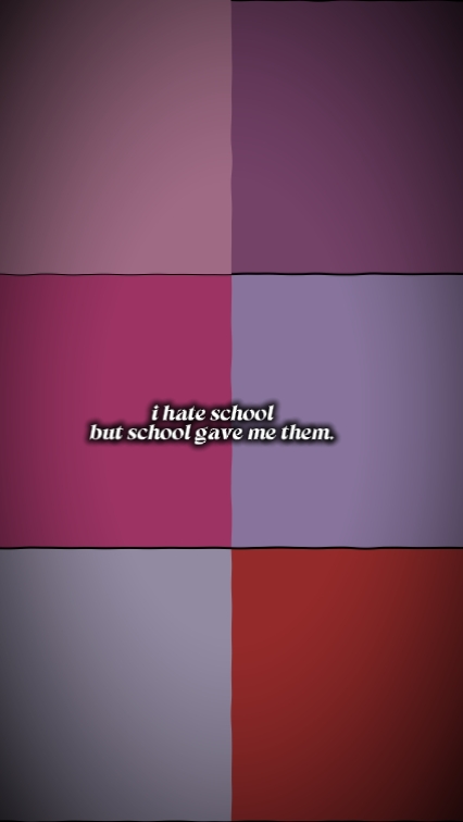 La escuela me los dio