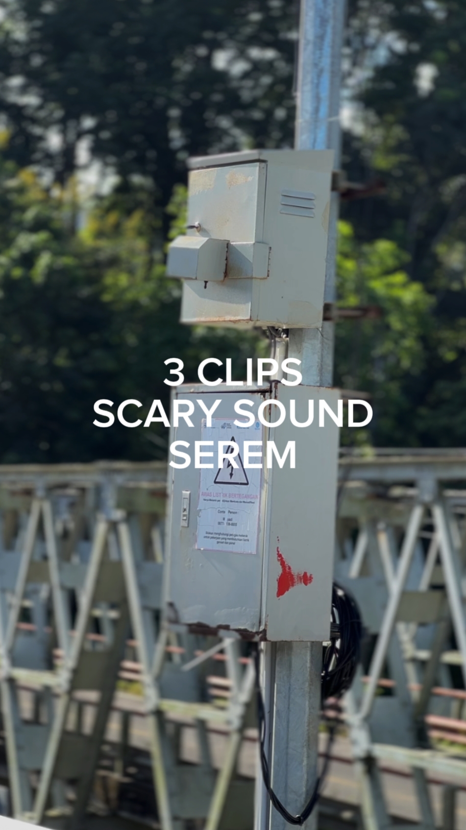 3 CLIPS SCARY SOUND