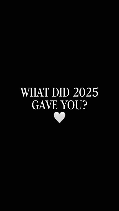 was hat dir 2025 gegeben