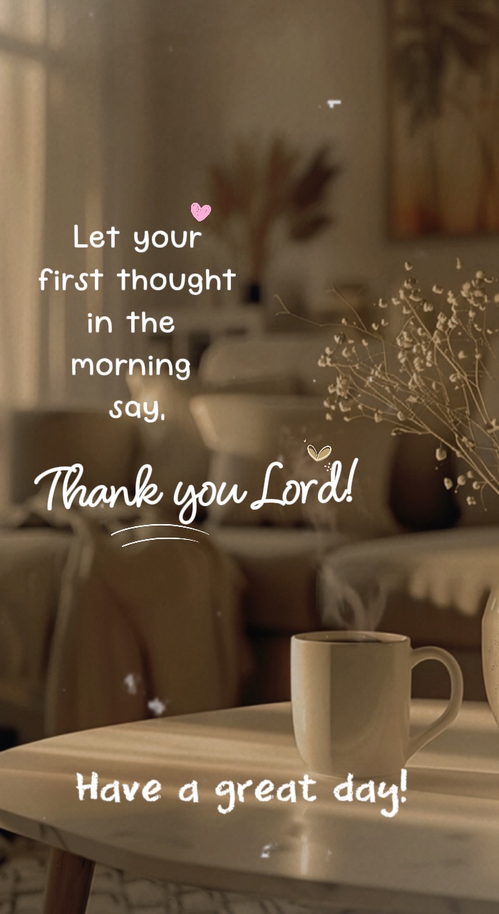 Thank you Lord