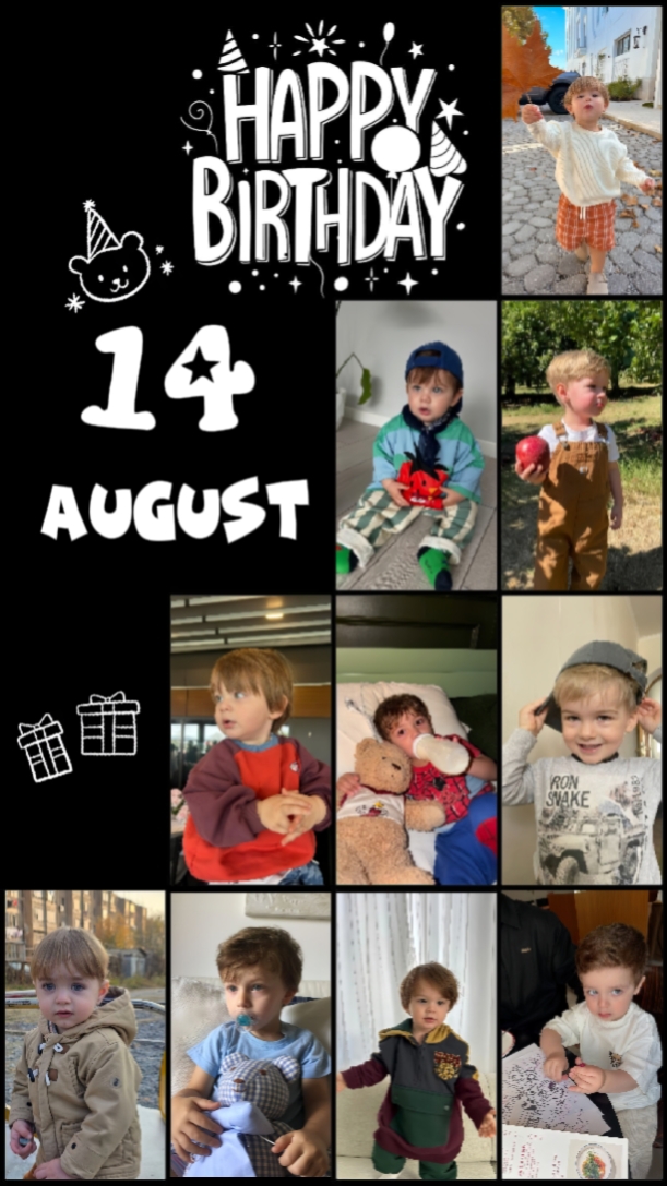 HBD SON AUGUST 14