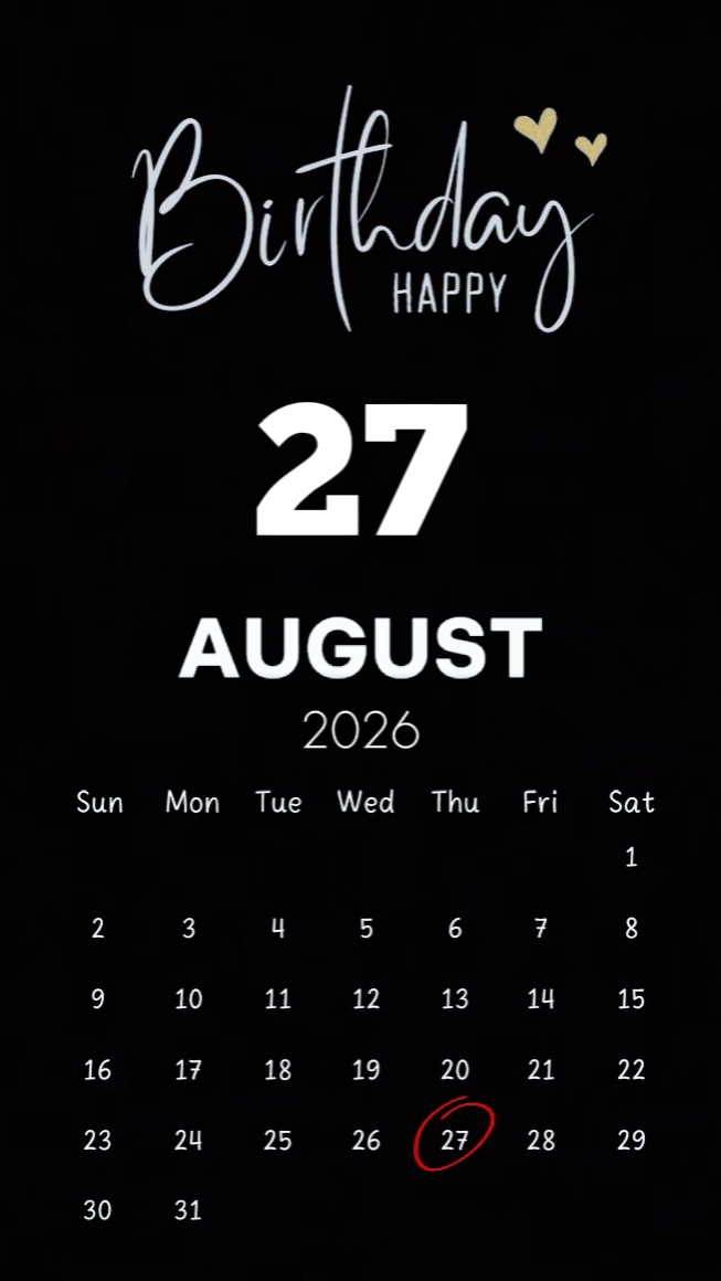 HBD DAUGHTER 27 AUG 