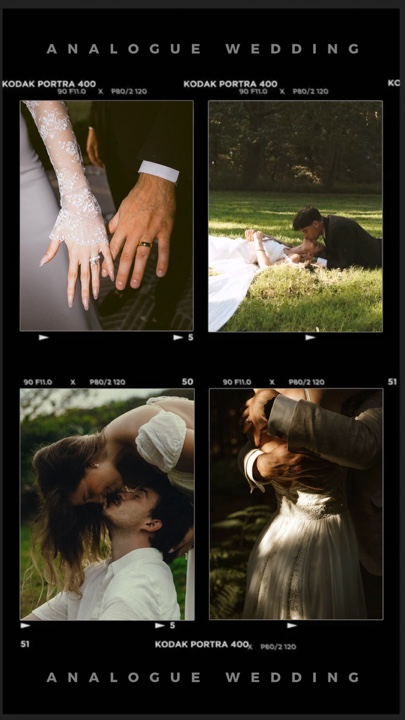 Analoge Hochzeit