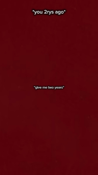 "Bana iki yıl ver"