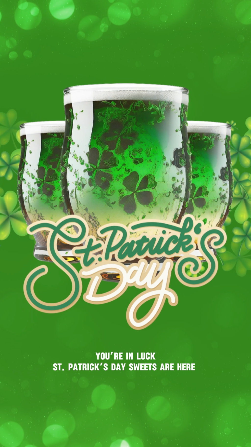St. Patrick's Day Creative Product Display