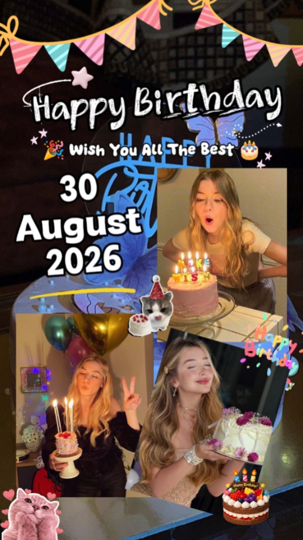 Cumpleaños 30 de agosto 