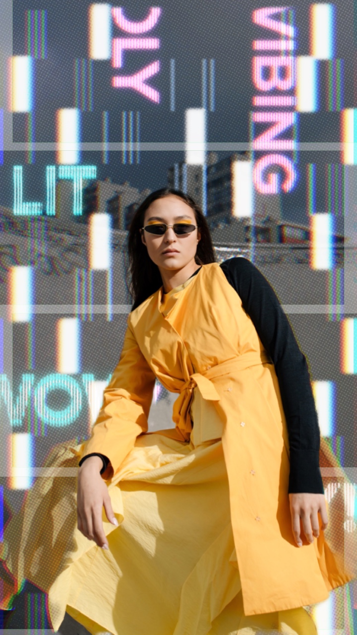 Pantalla de productos de ropa Estilo TikTok recortado