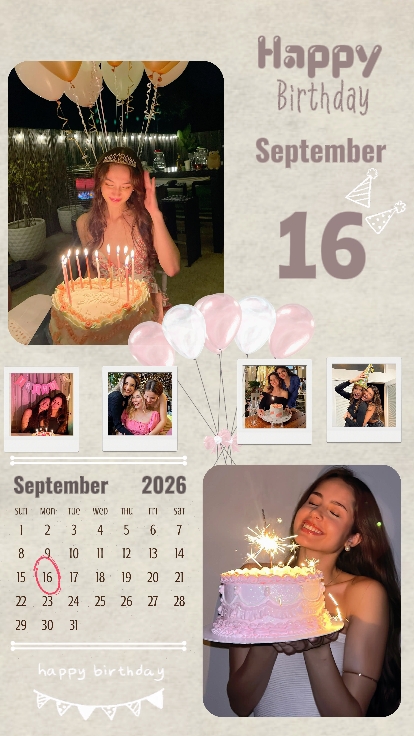 birthday 16 Sept 