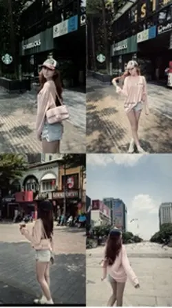 Mẫu ghép 4 ảnh