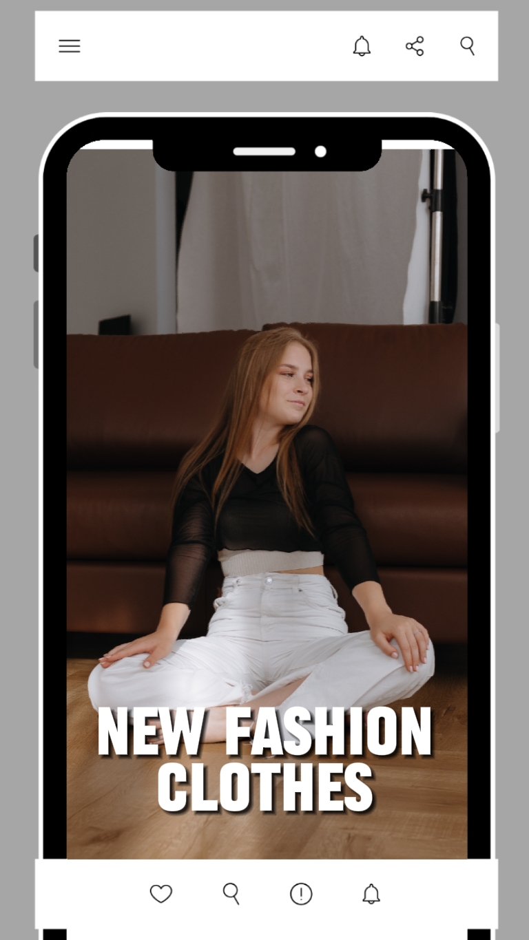Nouvelle promotion de vêtements de mode, style TikTok 