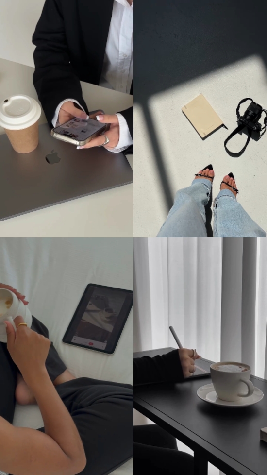 4 grid videos