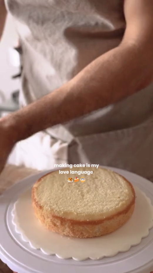 making cake