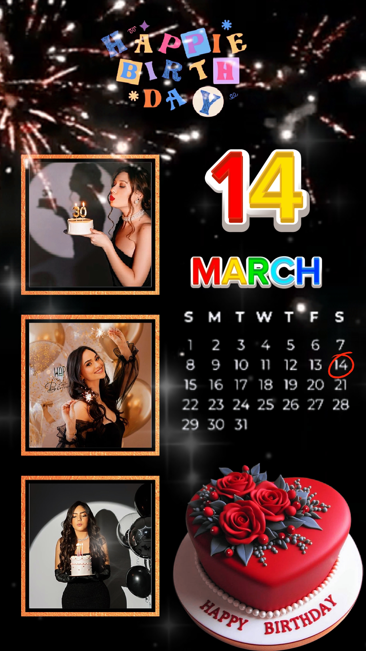 Birthday 14 MARCH 