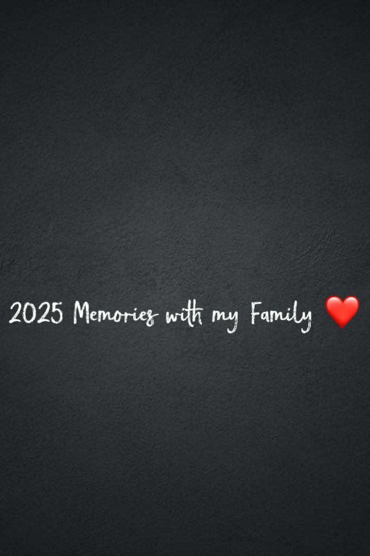 Aile Resmi 2025 ❤️