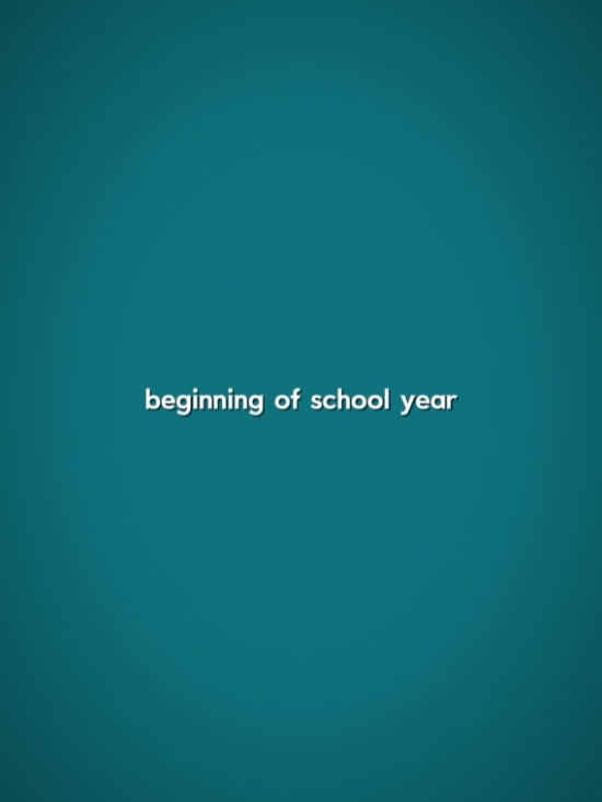 end of school year 