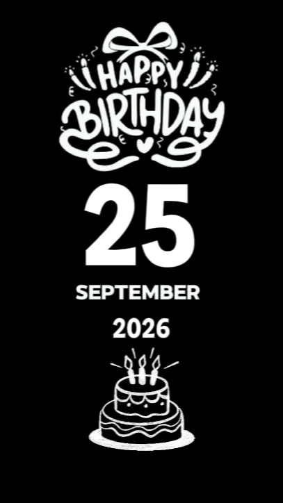 birthday 25september