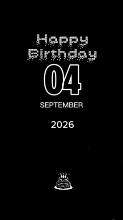 HBD 4th SEPTEMBER