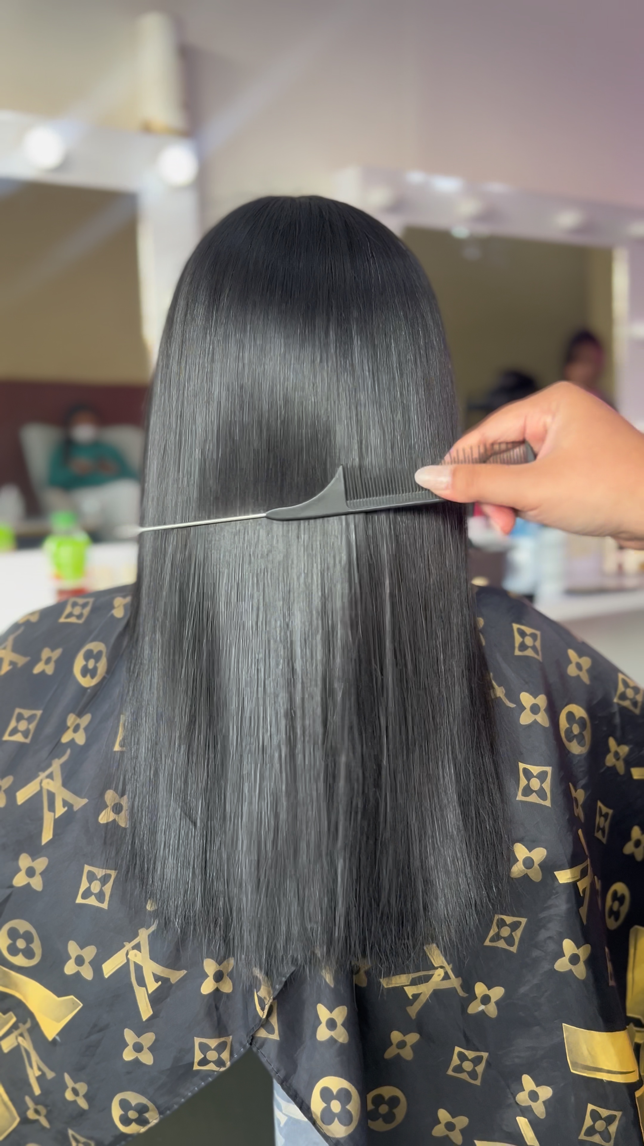 Alisamento de cabelo
