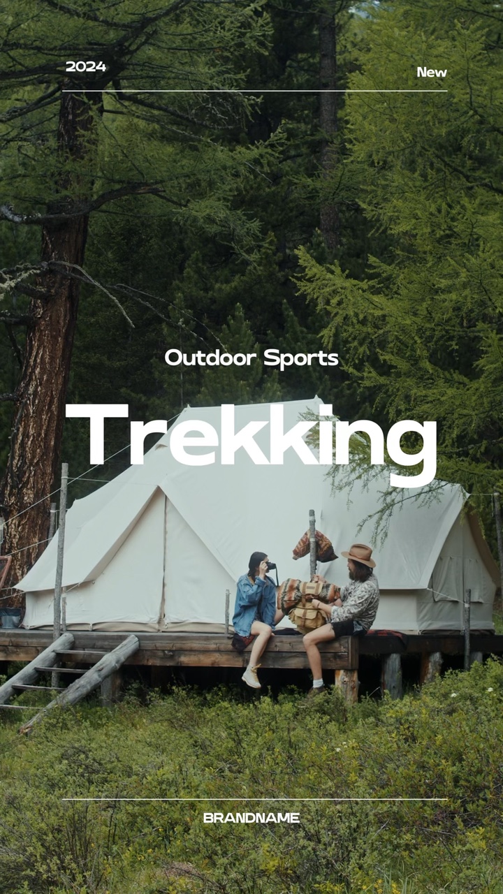 Minimalistische ästhetische Outdoor-Sport-Branding-Vorlagen