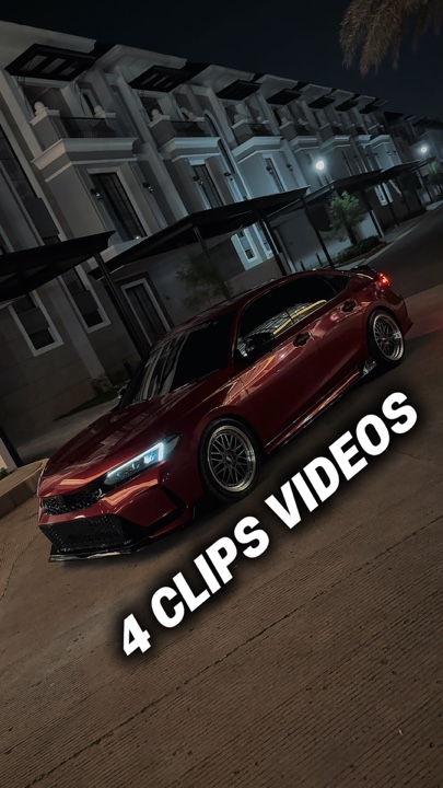 4 clips car edit