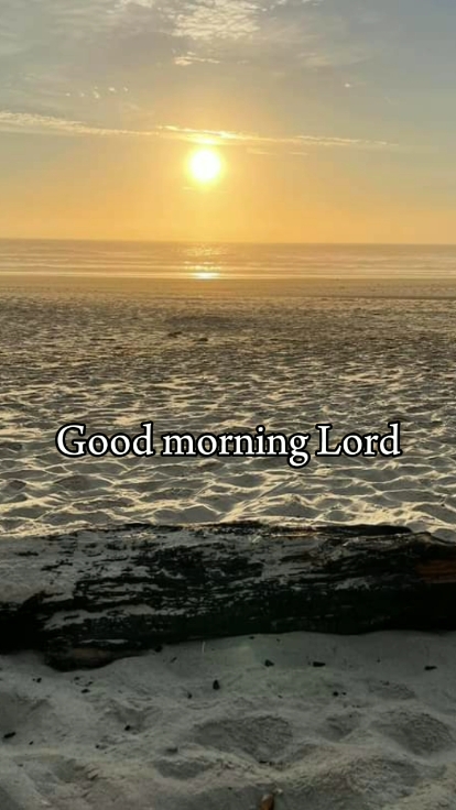 Selamat pagi Tuhan 