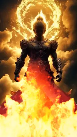 Fire burning 9