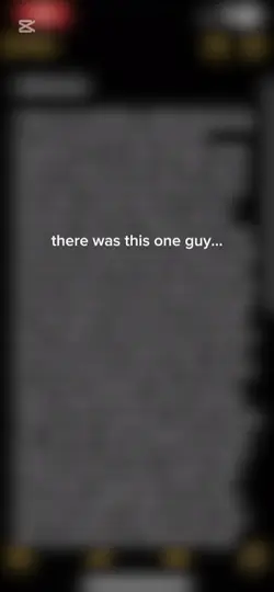 I met this guy..