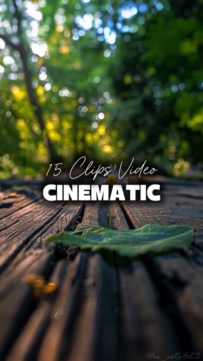 15 Vídeos Cinematográficos 