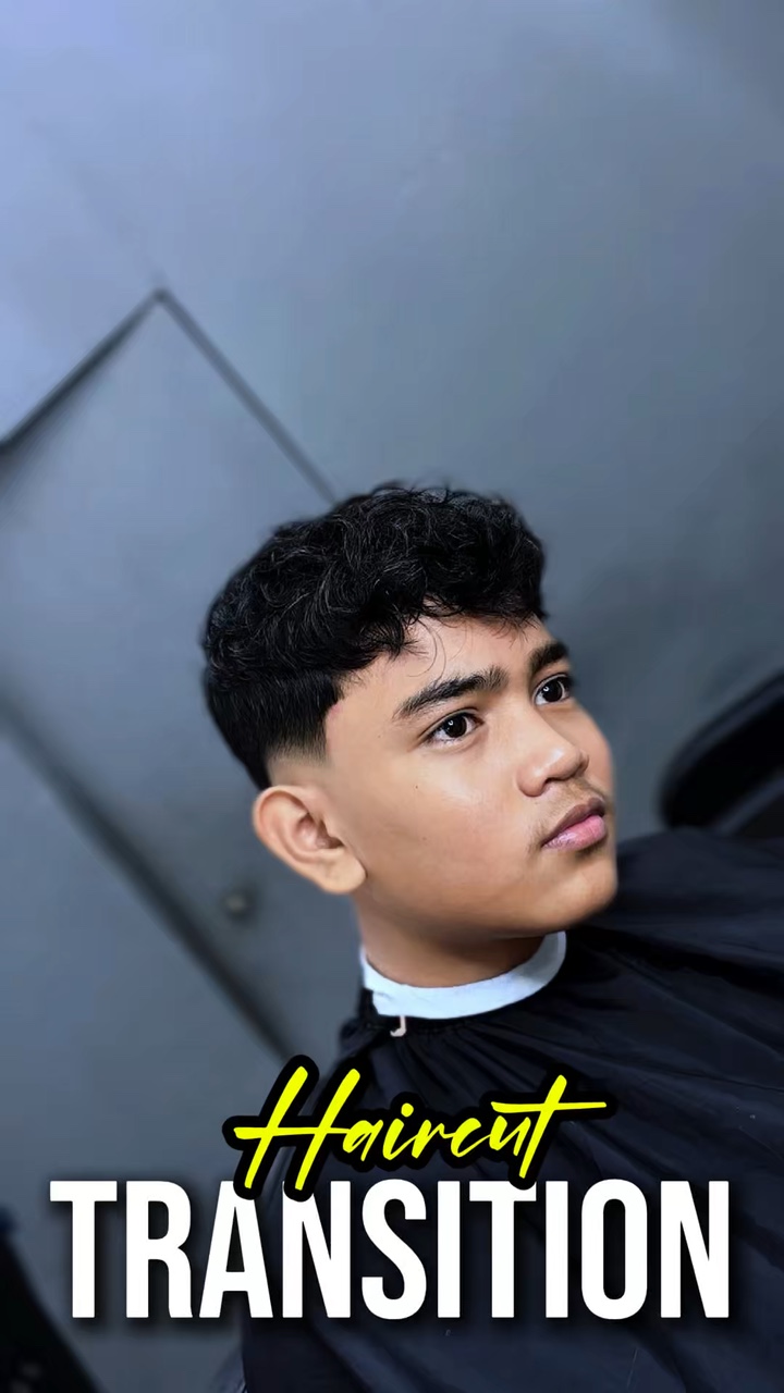 Transición de corte de pelo 