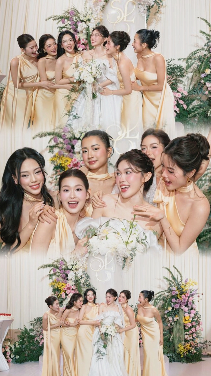 Pengiring pengantin tanpa filter