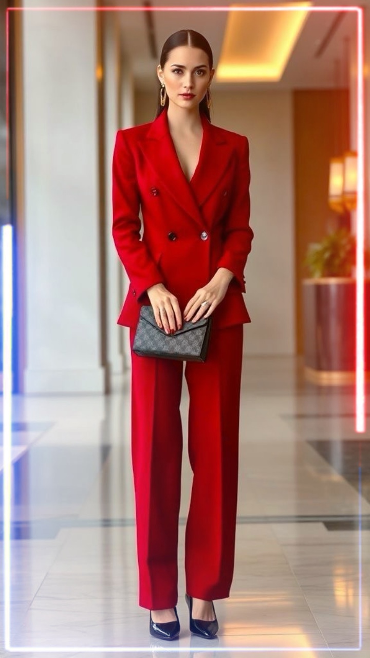 Suits-Red color
