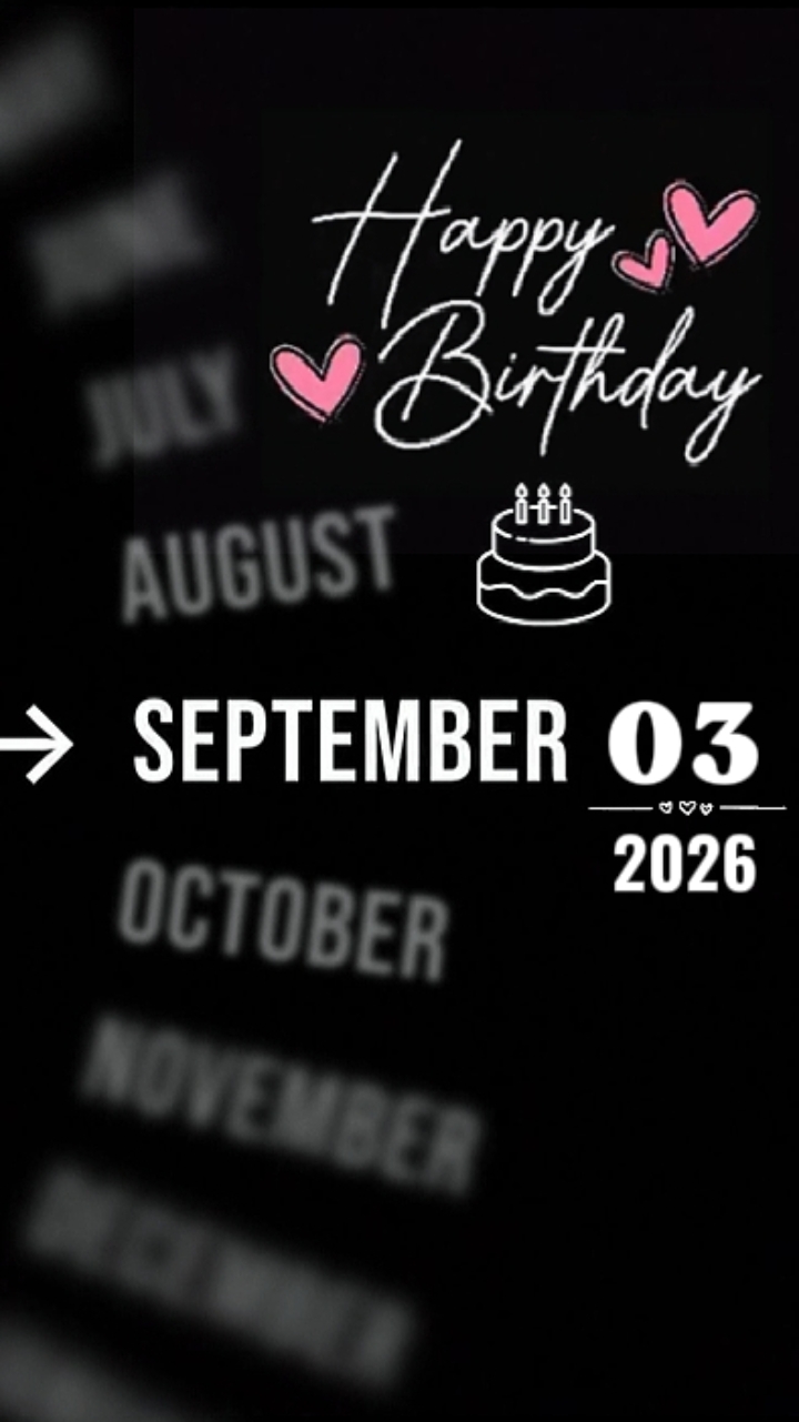 ULANG TAHUN 3 SEPTEMBER