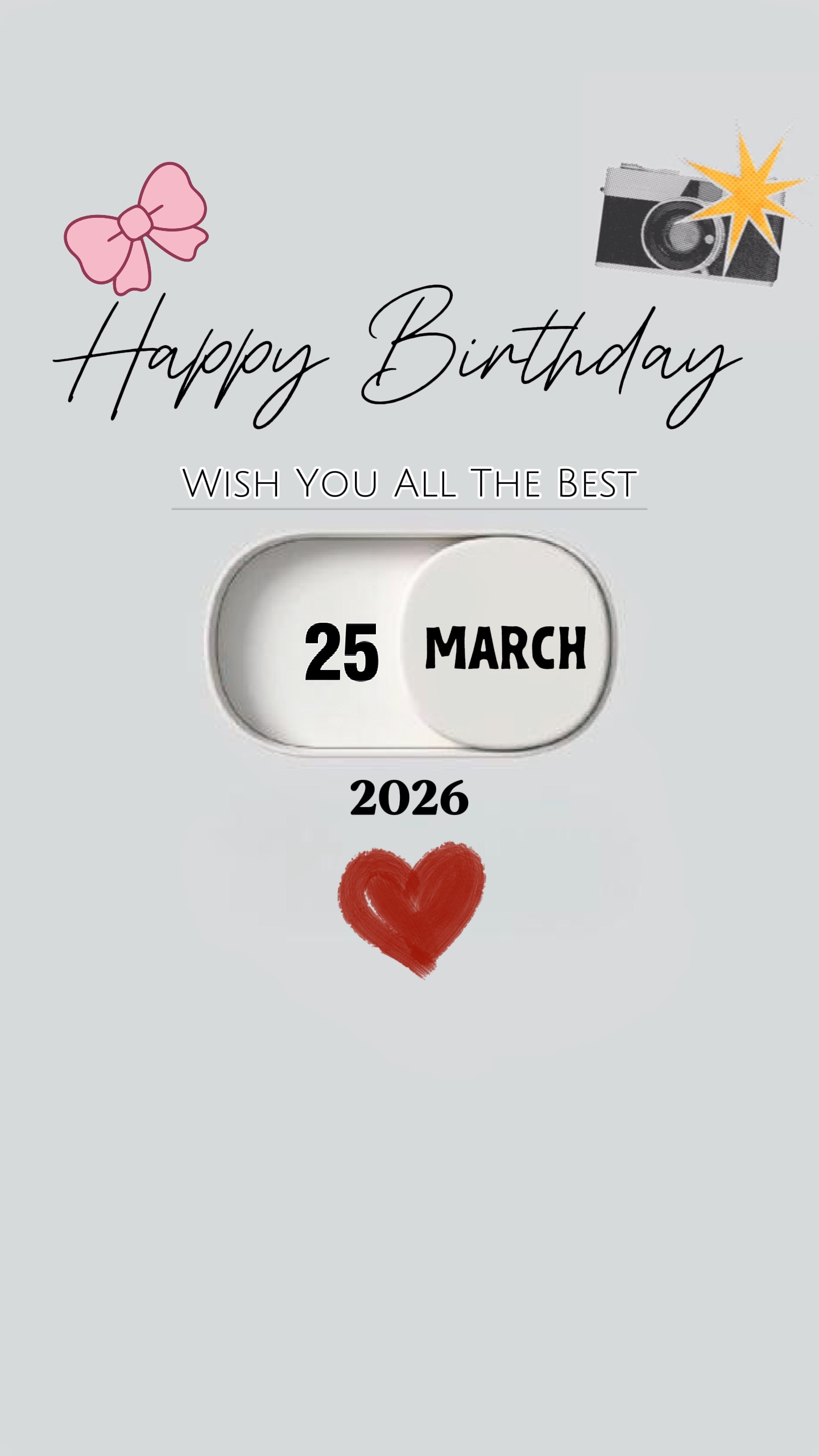 BDAY LOVE 25 MARCH