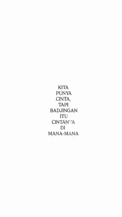 kita punya cinta tpi