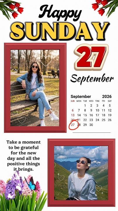 Sonntag 27 Sep 2026