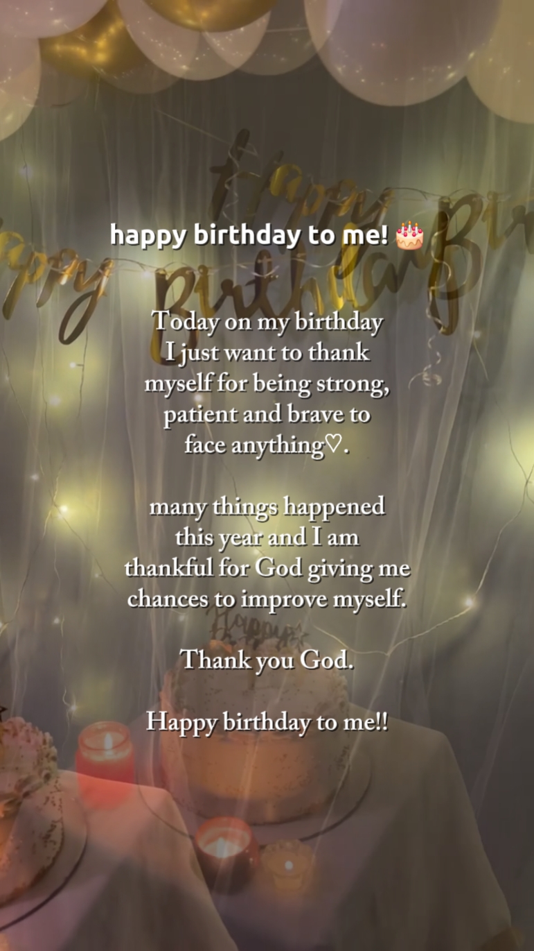 SELAMAT ULANG TAHUN UNTUKKU!